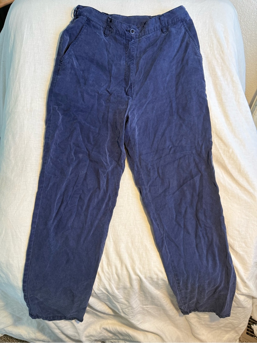 Vintage Woolrich Navy Blue Pants - Straight Leg